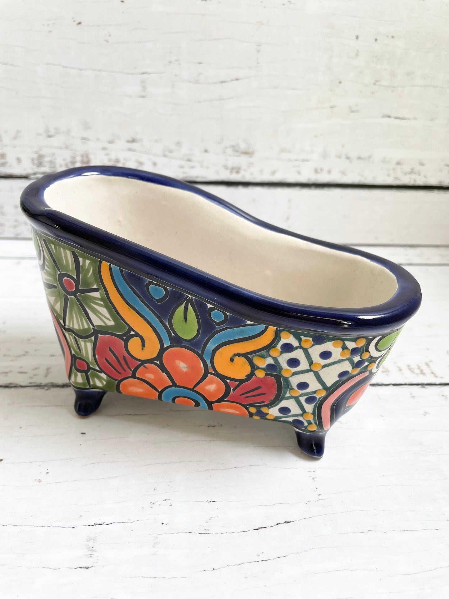 Talavera Mexican Bathtub Planter