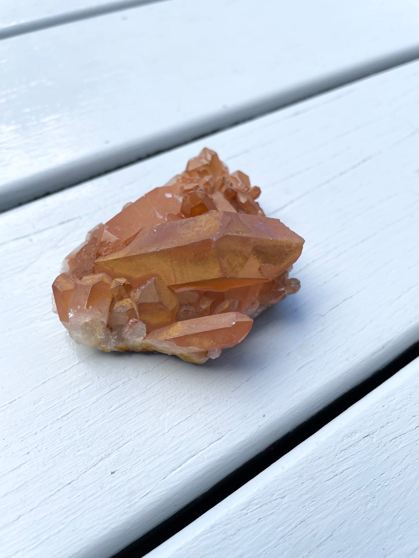 Tangerine Quartz Cluster