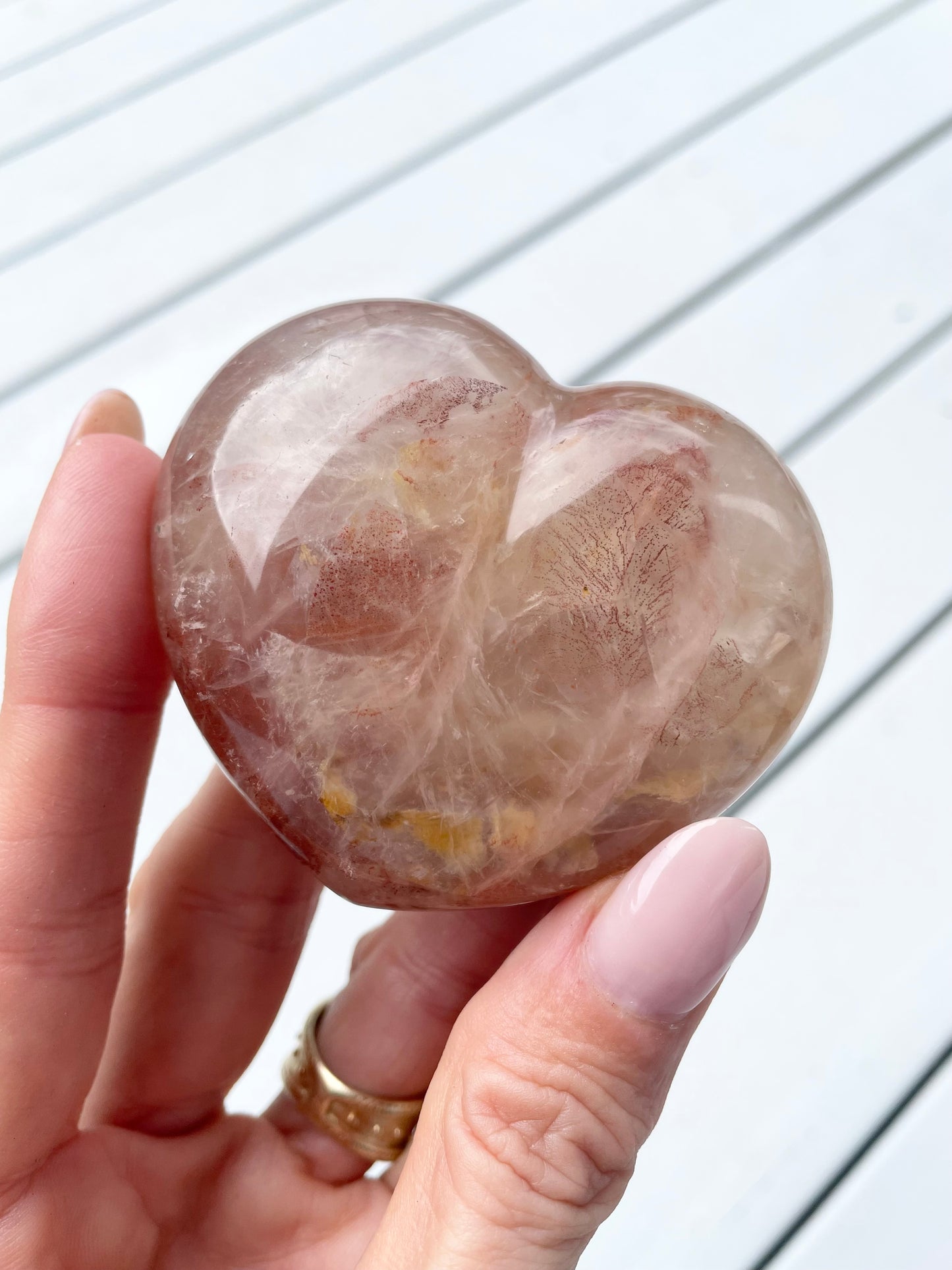 Fire Quartz Heart