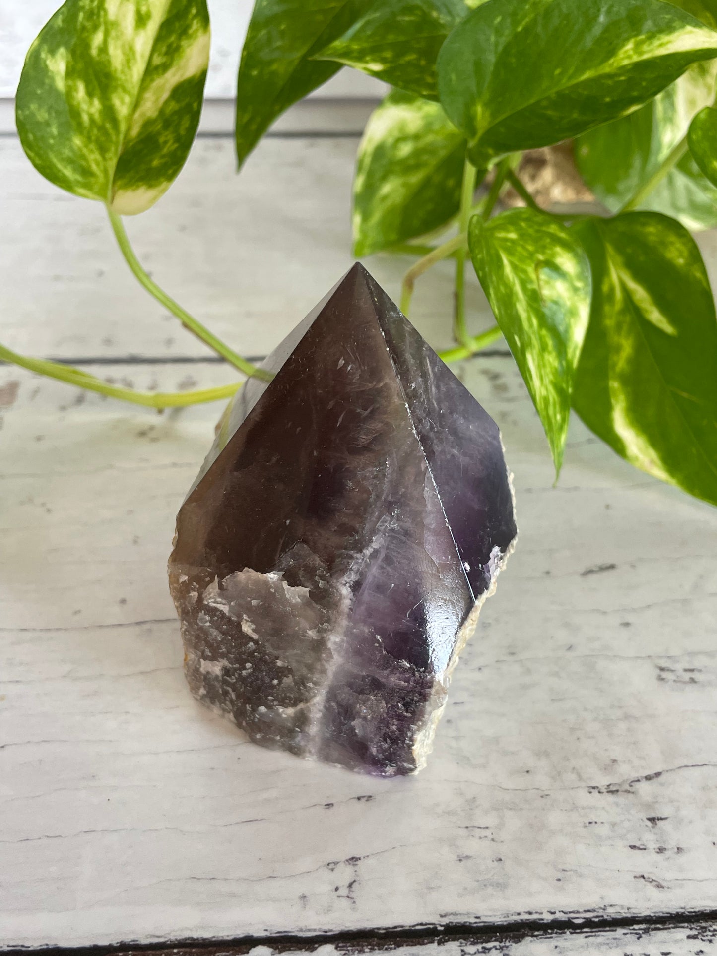 Rainbow Fluorite polished/raw Point