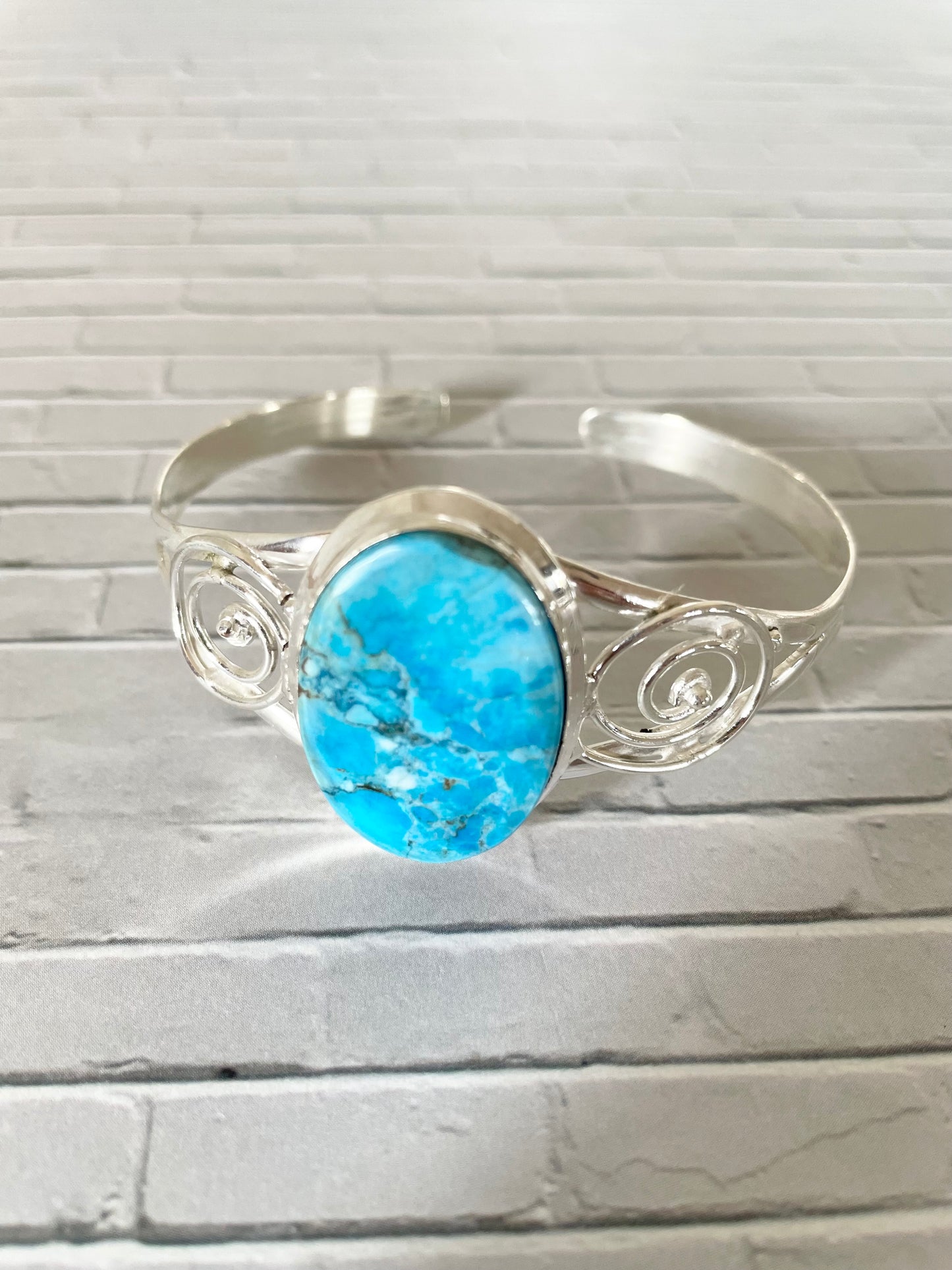 Tibetan Turquoise Cuff ~ adjustable