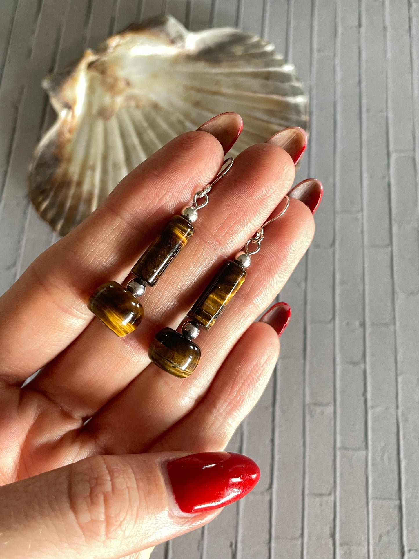 Tigers Eye Dangles
