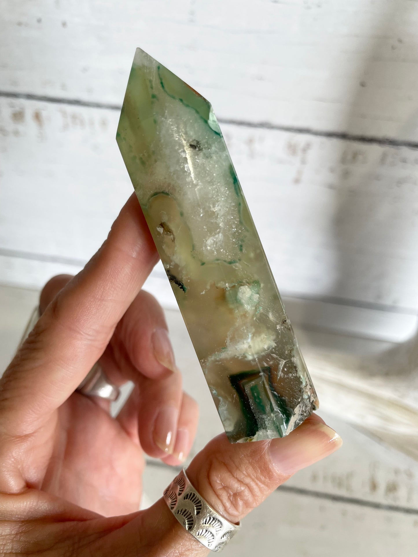 Green Flower Agate Generator