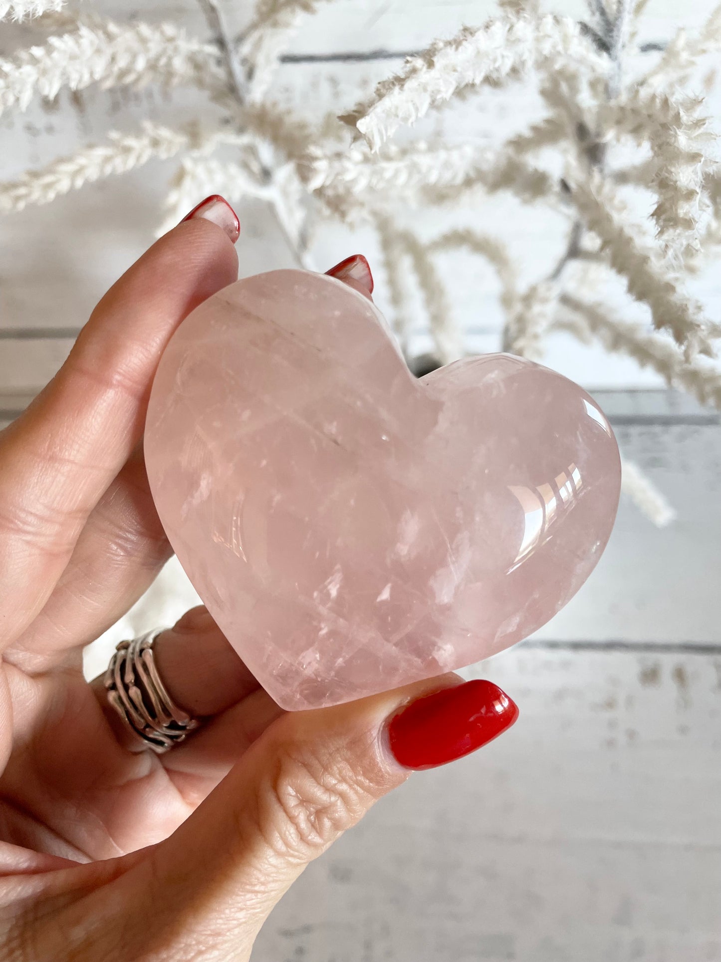 Rose Quartz Heart