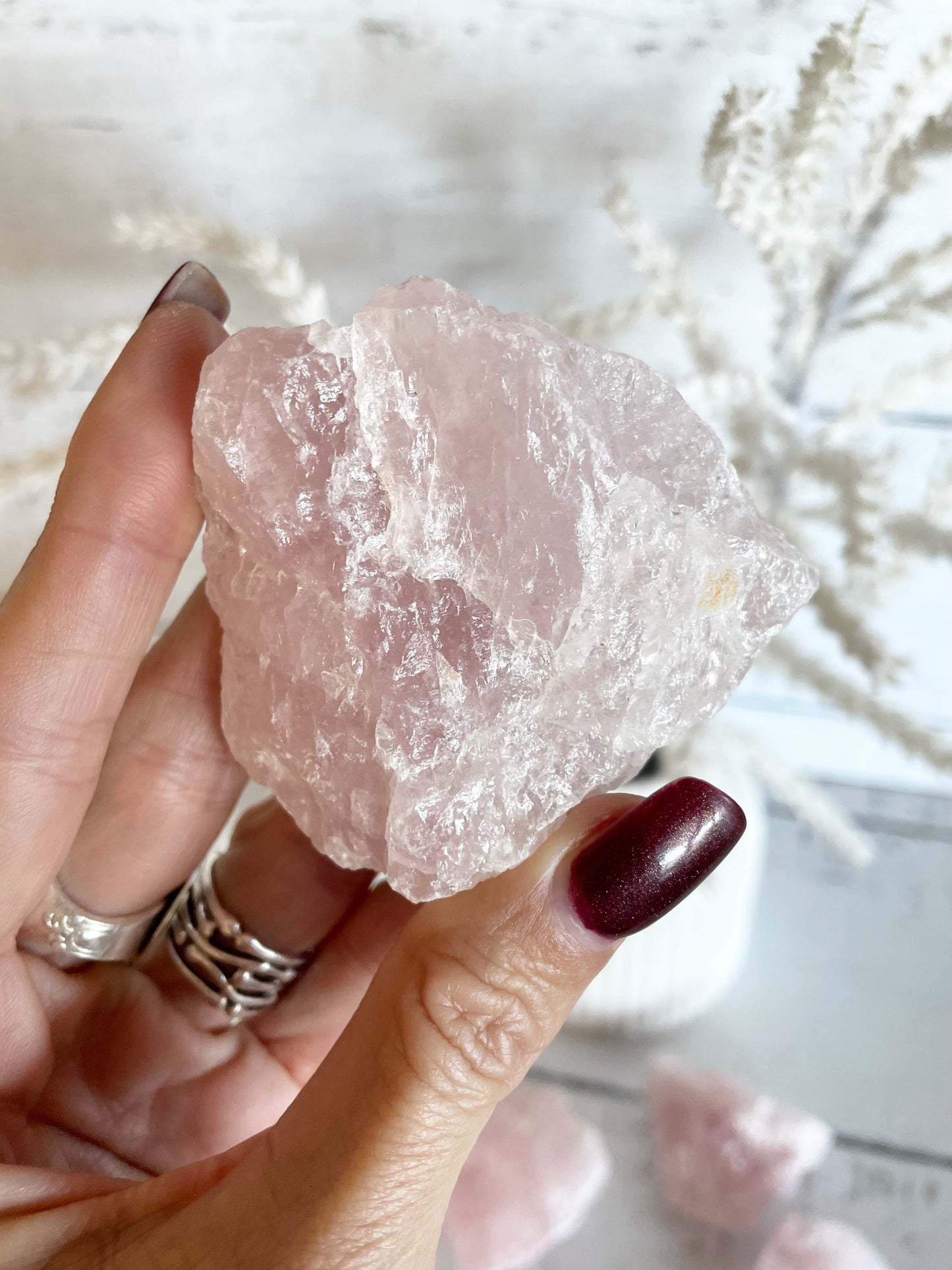 INTUITIVELY CHOSEN ~ Raw Rose Quartz