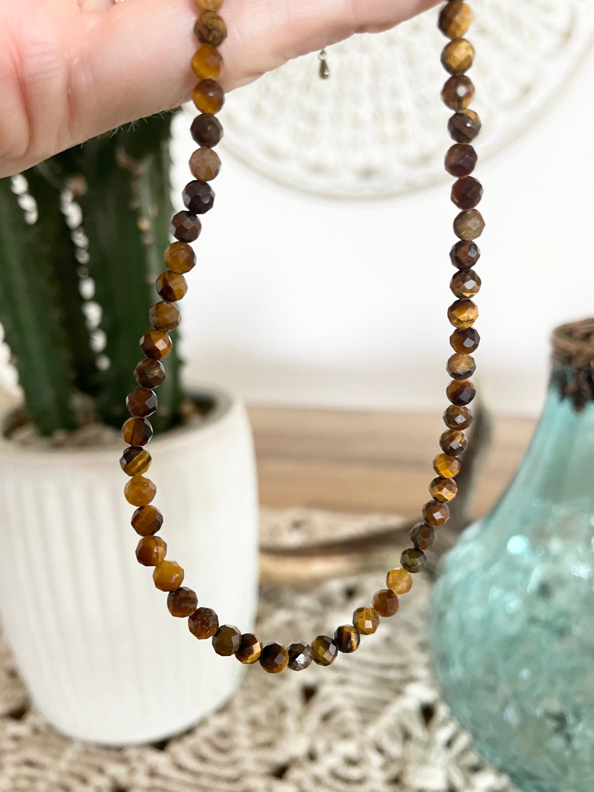 Tigers Eye ~ Faceted Necklace