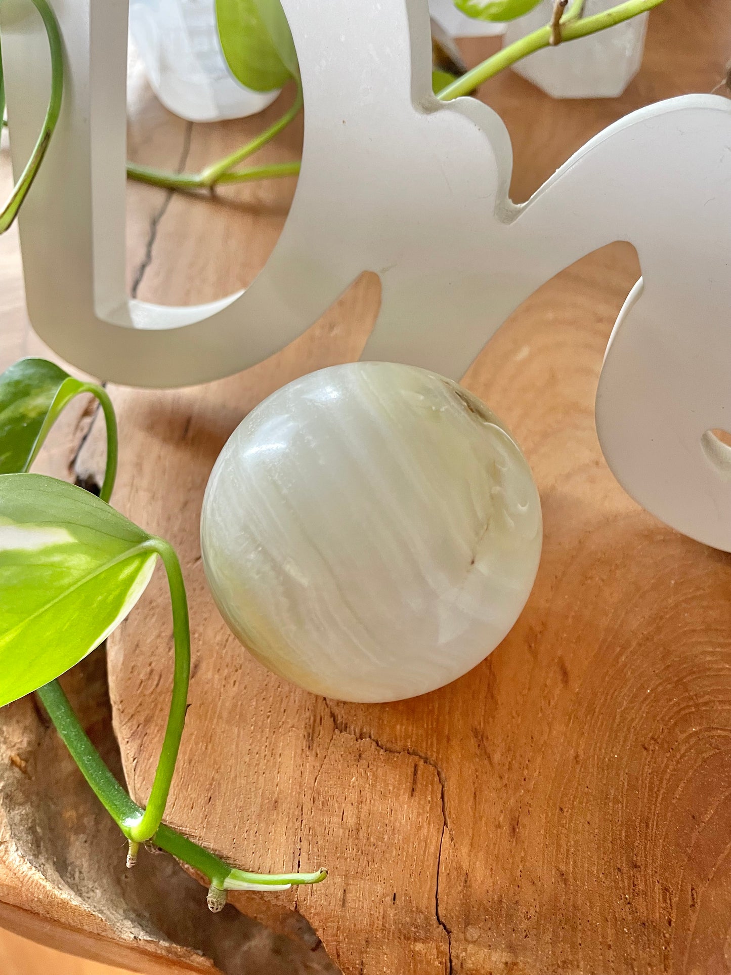 Afghanistan Jade Sphere Includes Holder