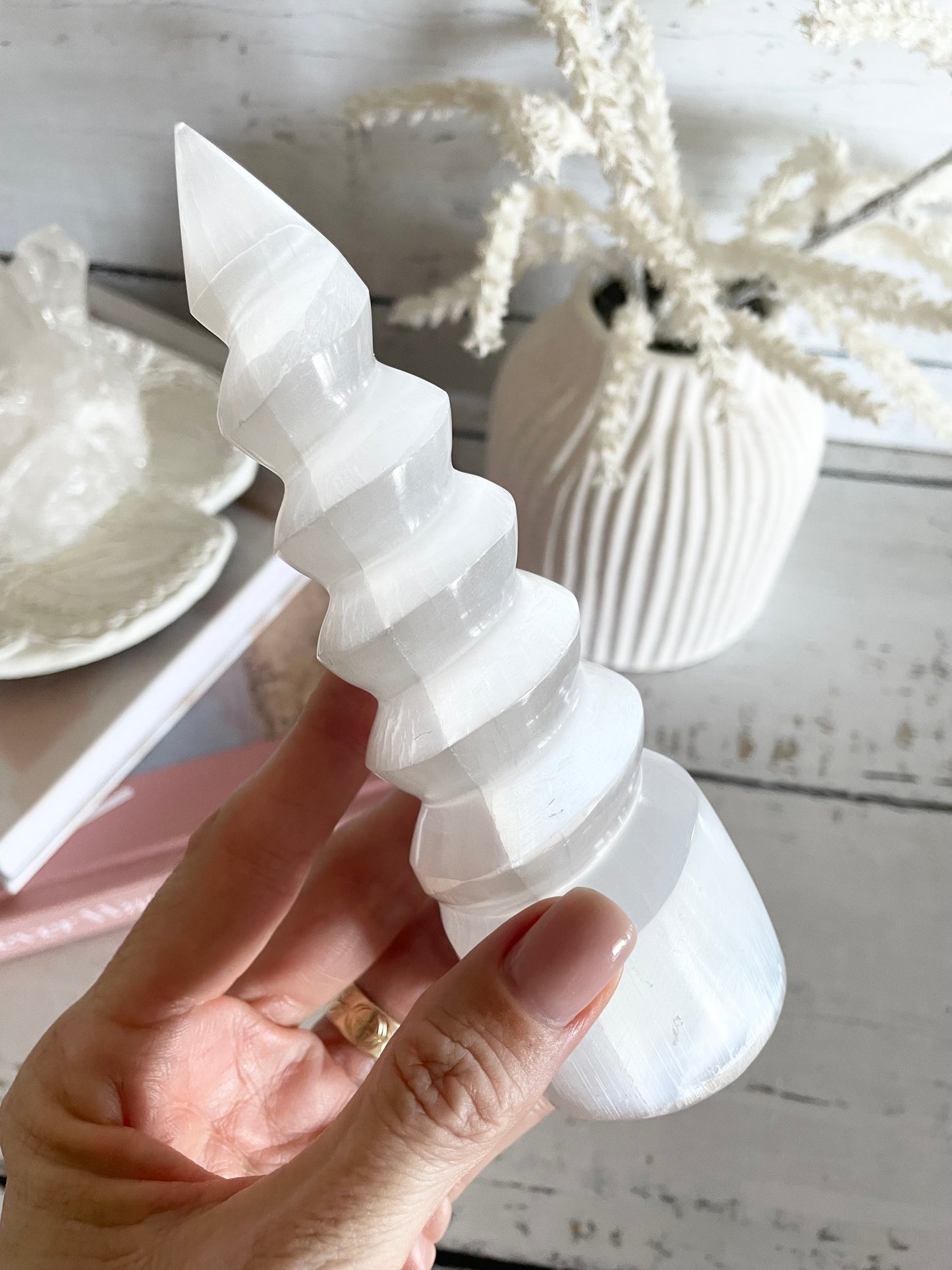 Selenite Spiral Medium