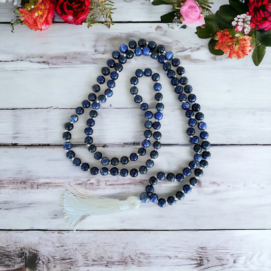 Dark Sodalite ~ Mala/Prayer Beads