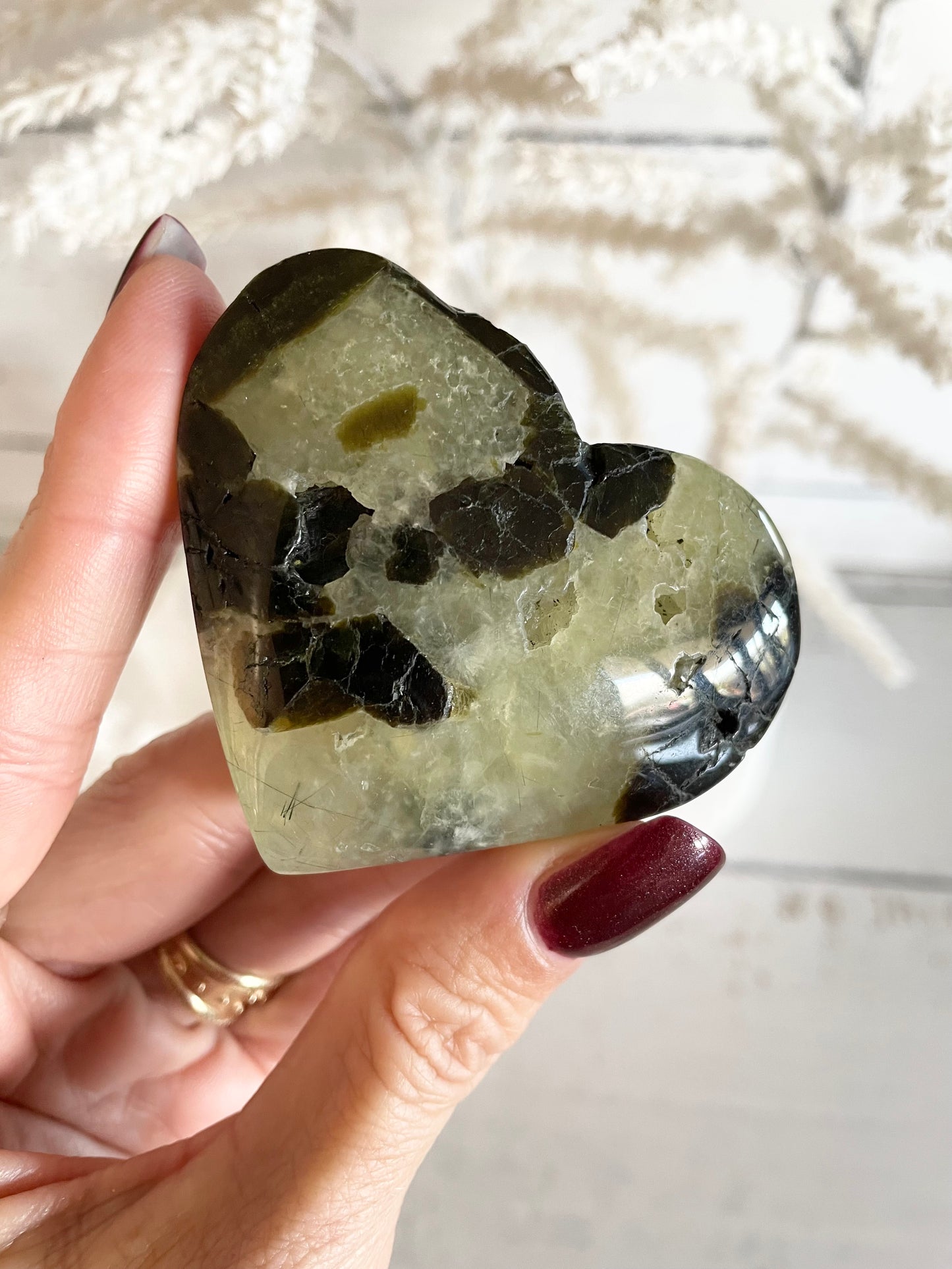 Prehnite Heart