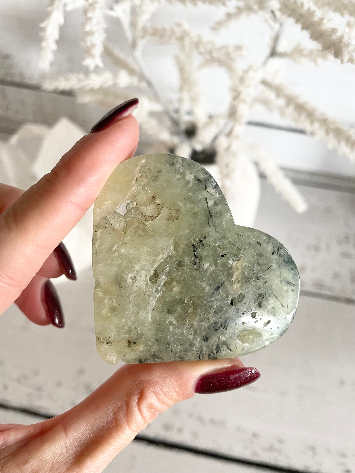 Prehnite Heart