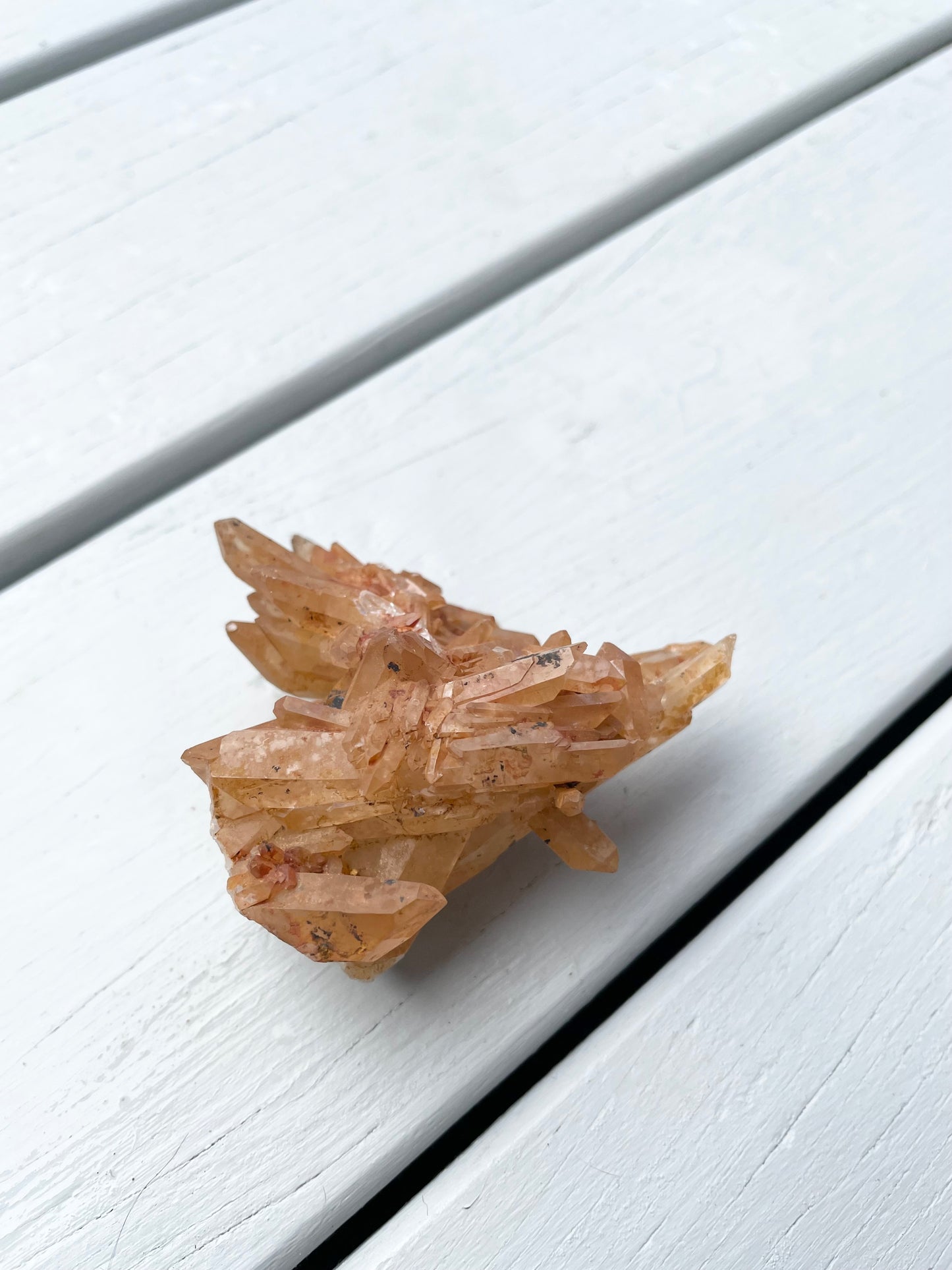 Tangerine Quartz Cluster
