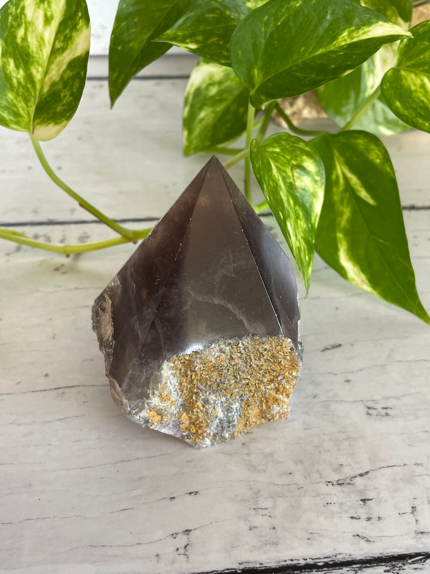 Rainbow Fluorite polished/raw Point