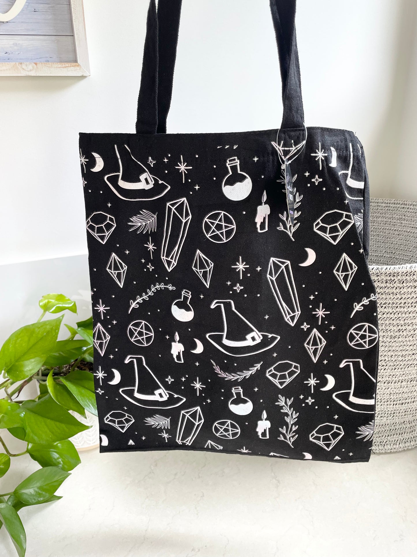 Crystal Witch Tote Bag