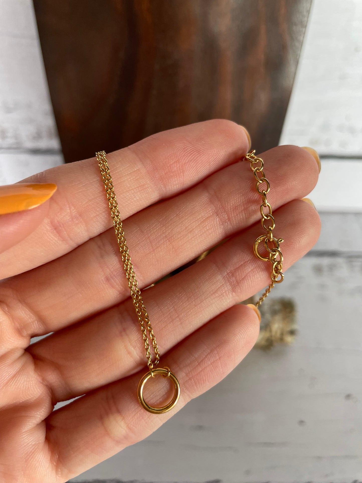 Full Moon Ritual Gold Necklace