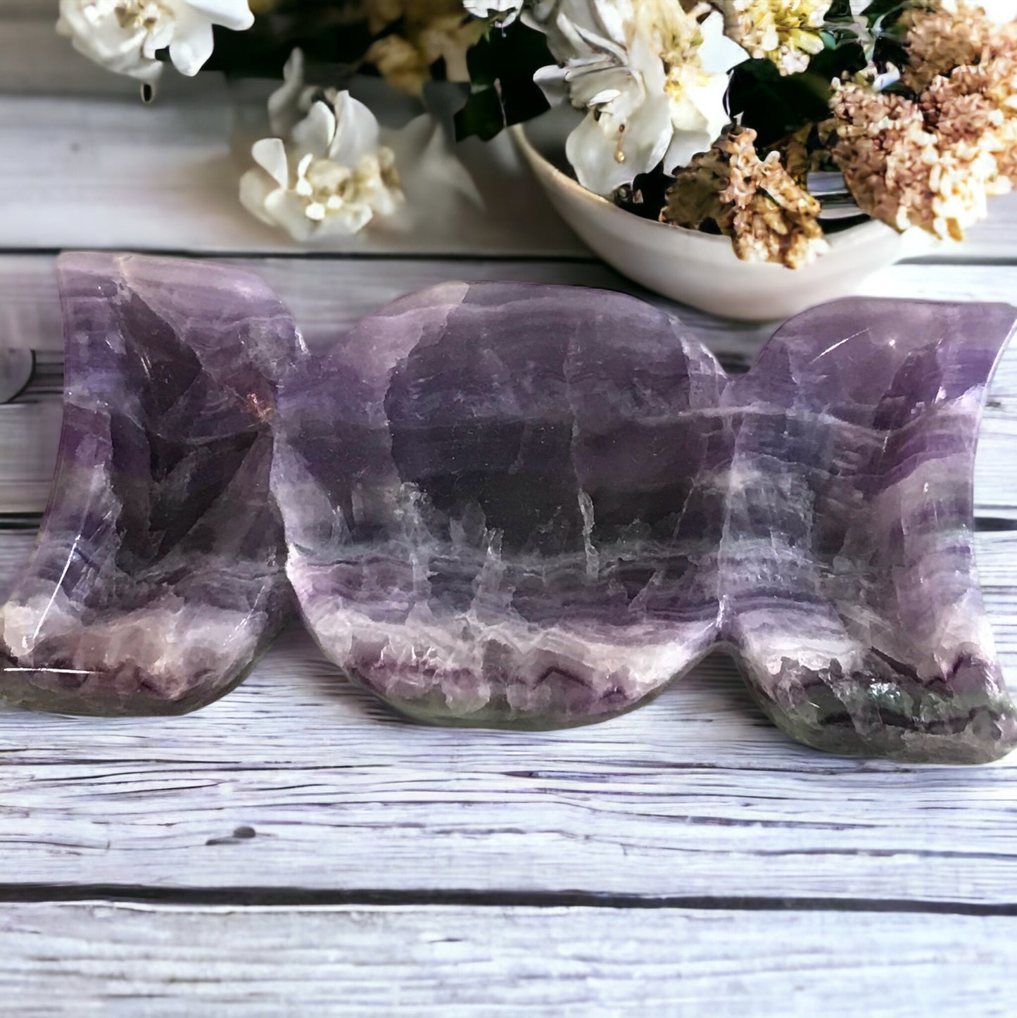 Moon Phases ~ Fluorite Trinket Dish
