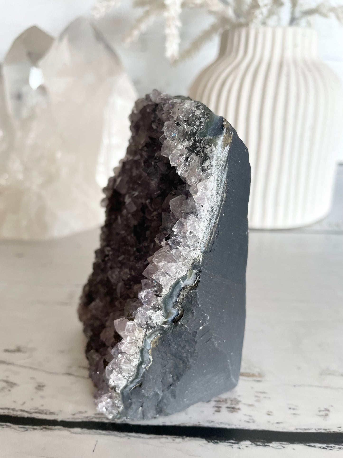 Amethyst Standing Cluster