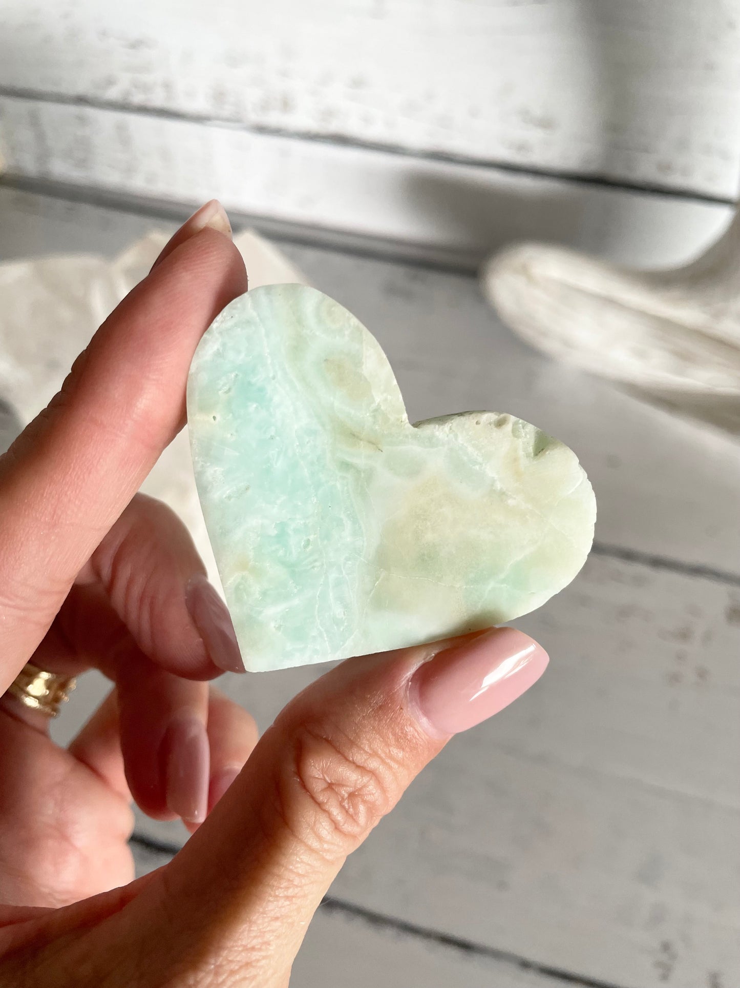 Hemimorphite Heart