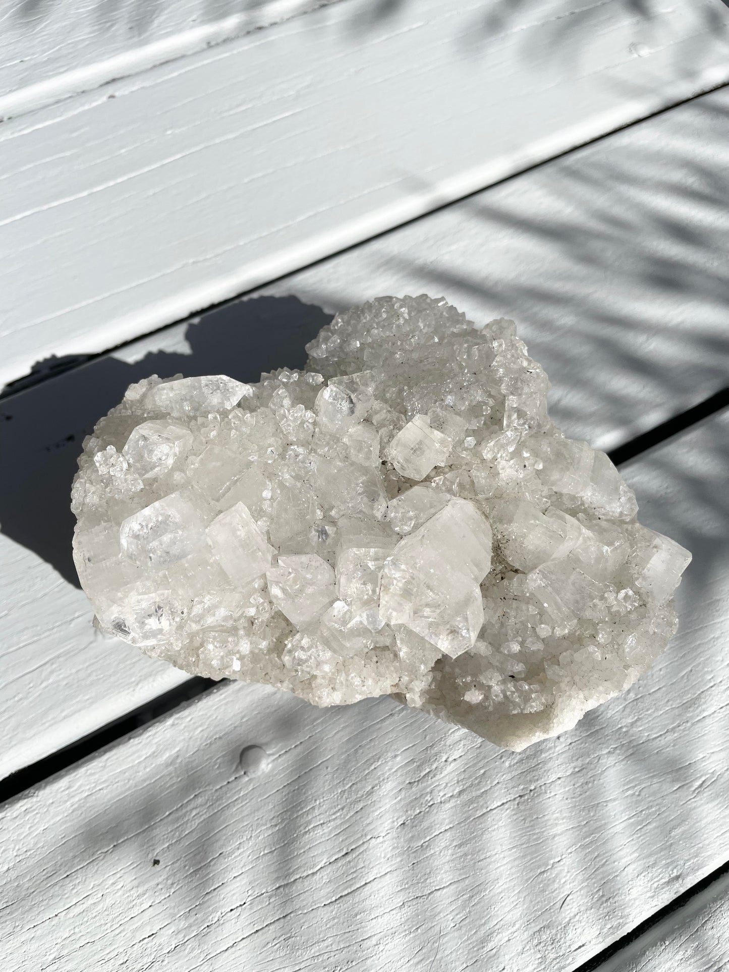 Apopyhllite Stilbite Cluster