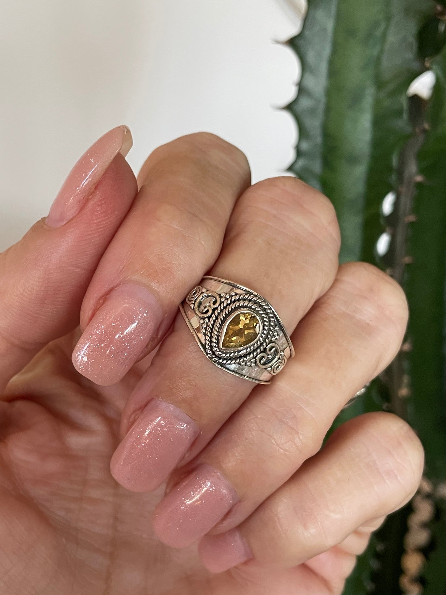 Citrine Ring ~ size 8