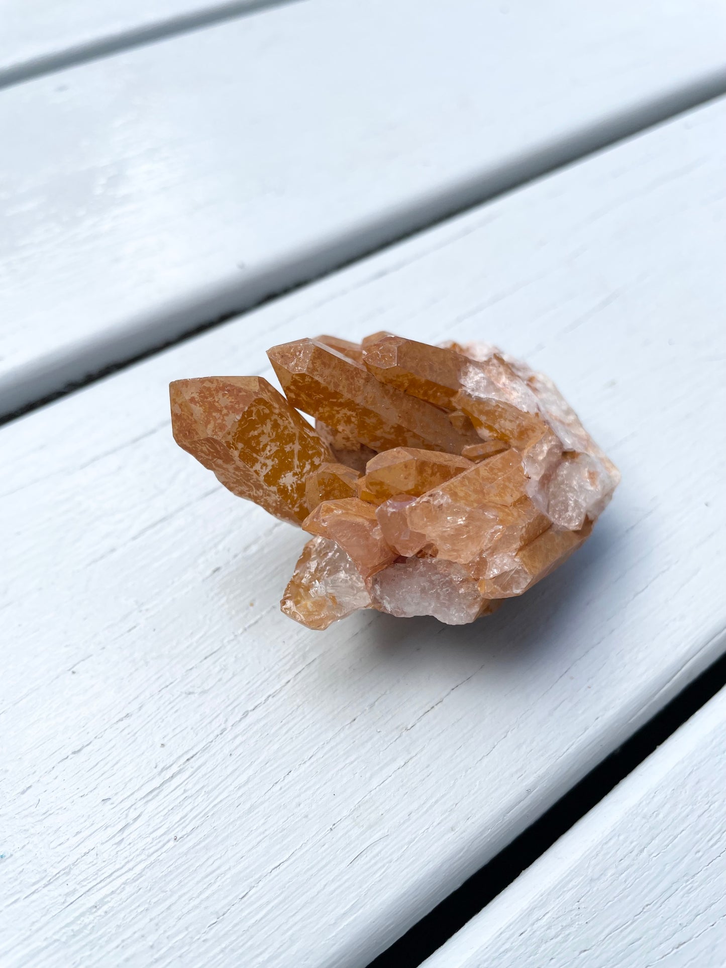 Tangerine Quartz Cluster