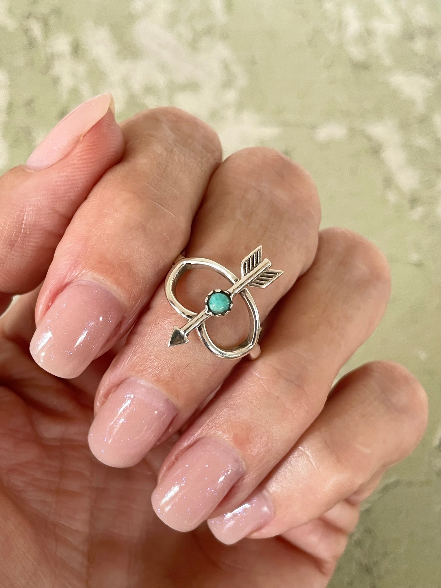 Arrow Turquoise ring - Size 7
