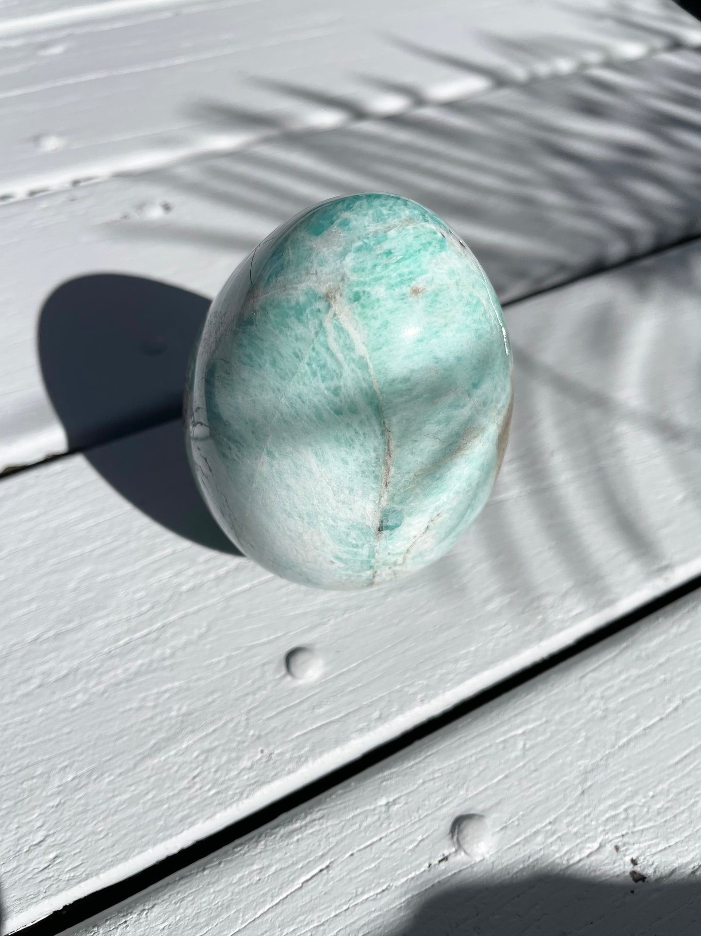 Amazonite Egg with holder
