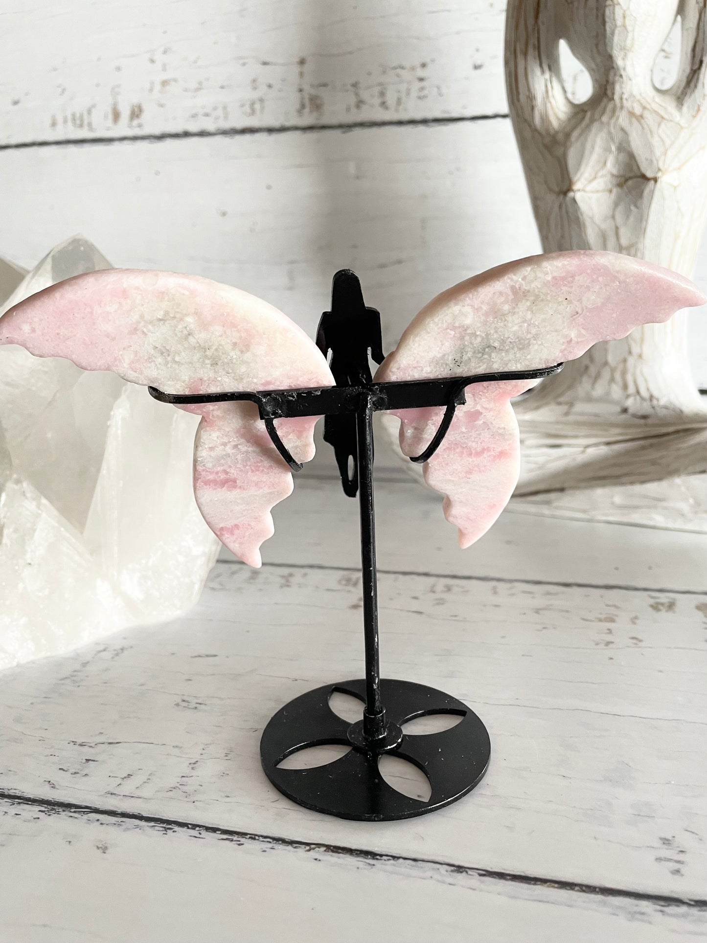 Ethereal Angel Wings ~ Pink Opal