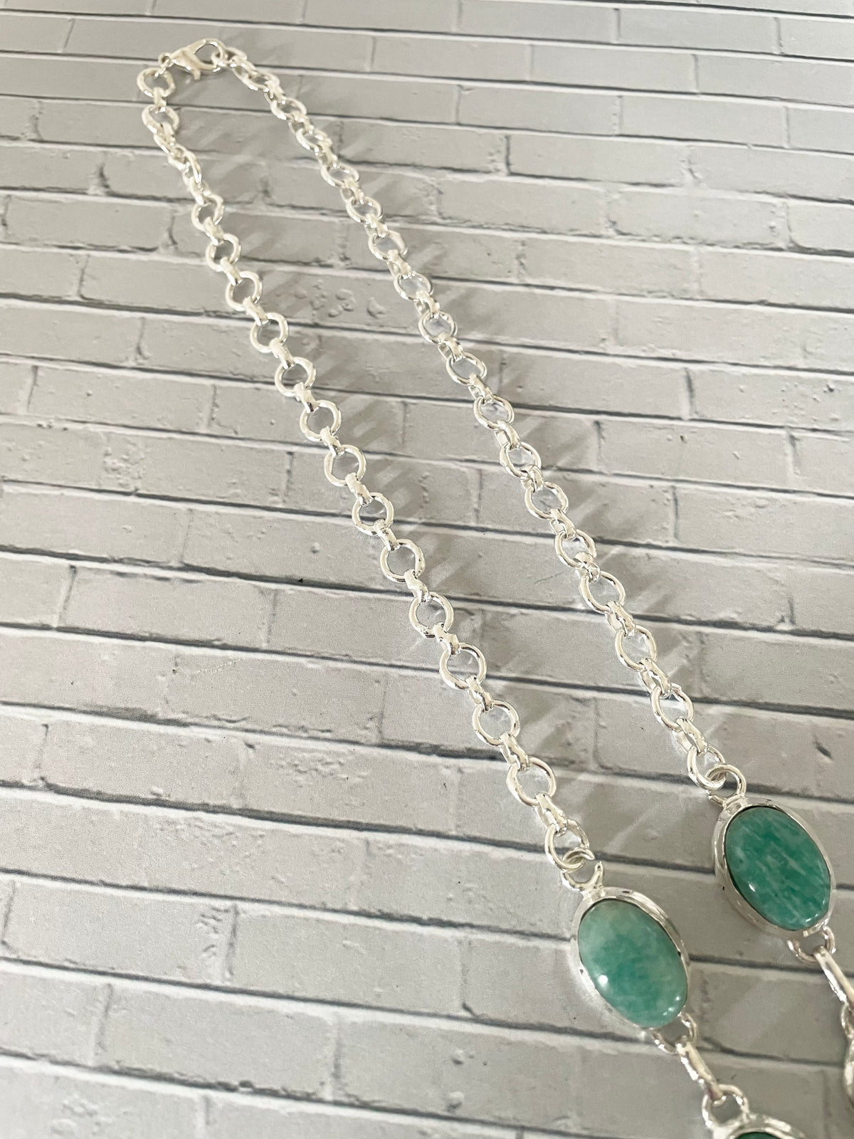 Amazonite Lariat Necklace