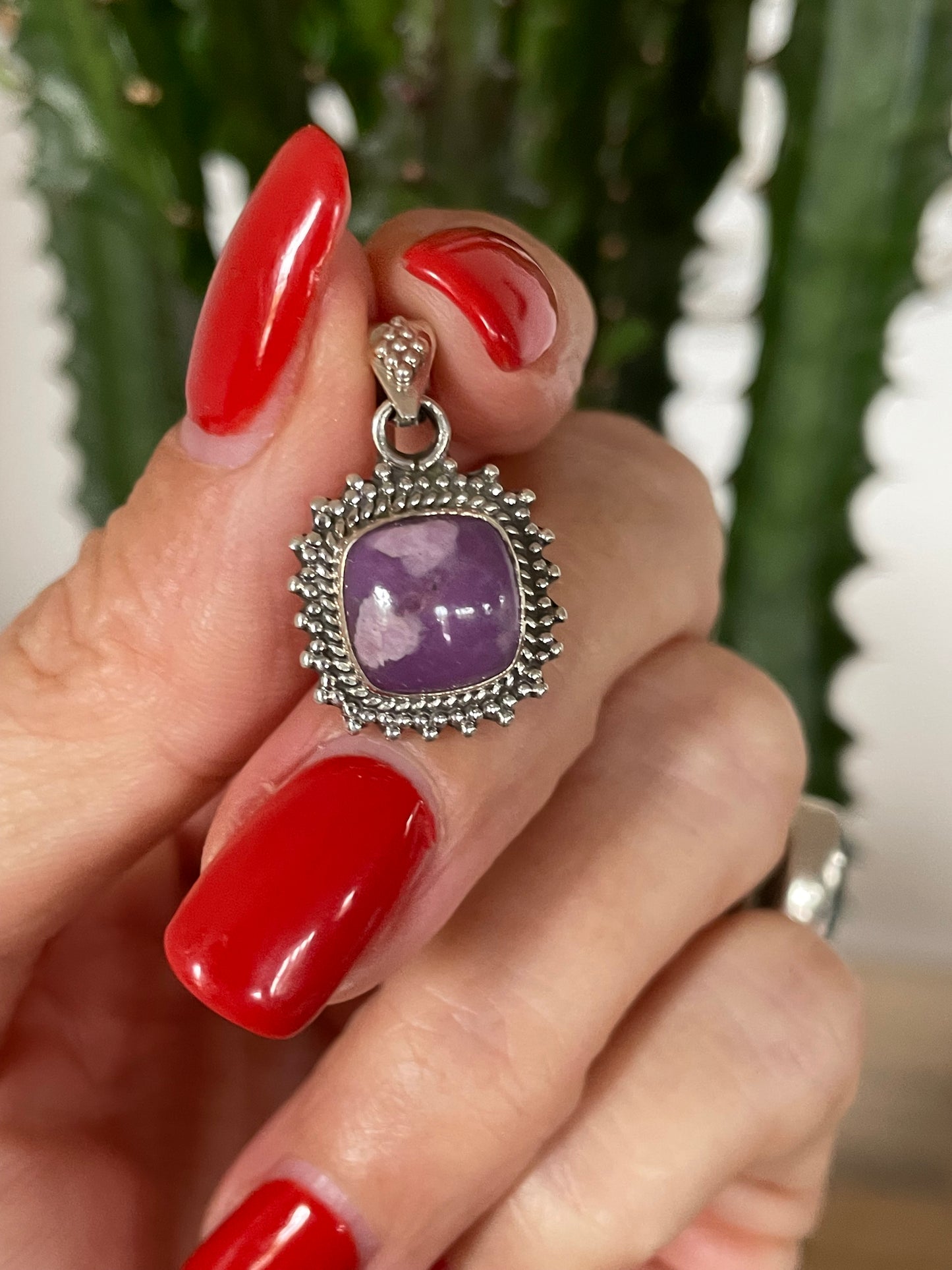 Hope Stone/Phosphosiderite Pendant