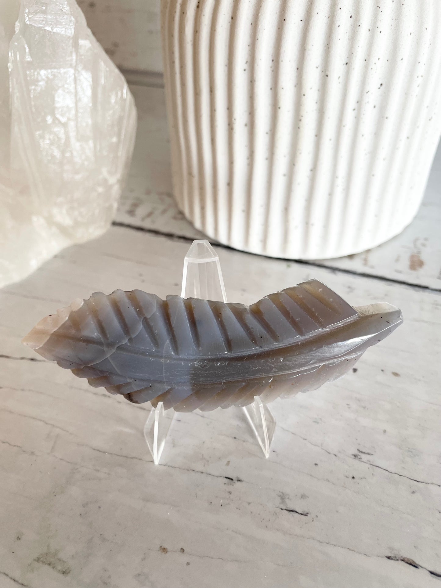 Agate feather