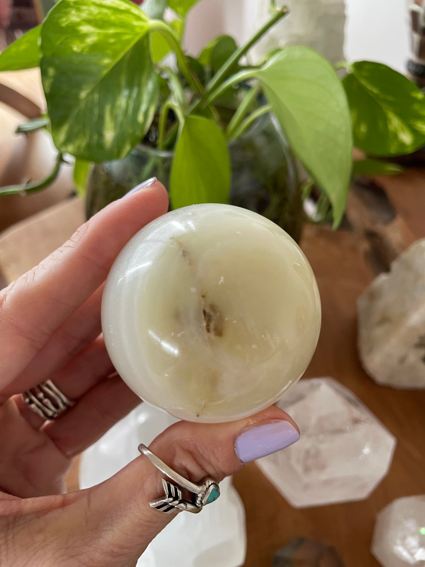 Afghanistan Jade Sphere Includes Holder