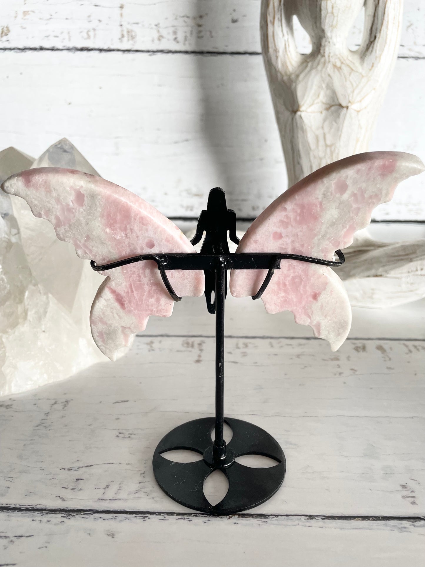 Ethereal Angel Wings ~ Pink Opal