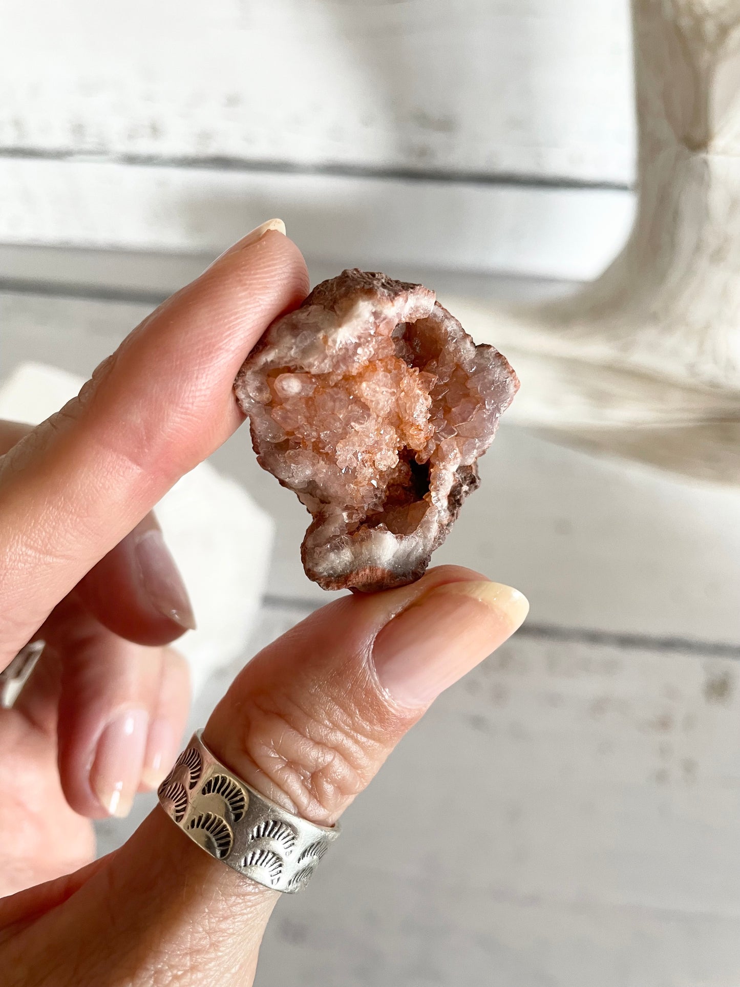 Pink Amethyst Cluster