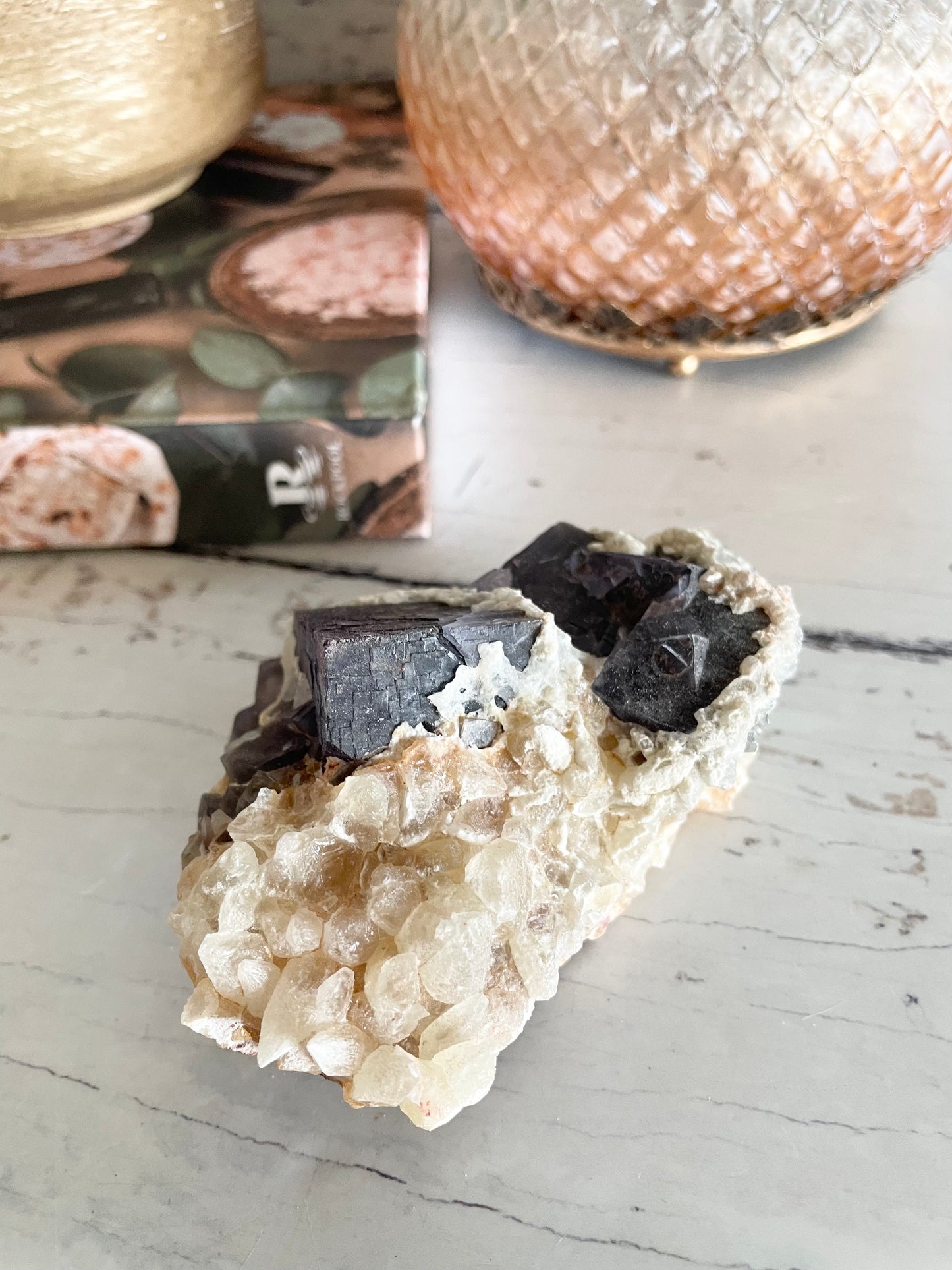 Blue Fluorite Matrix Cluster