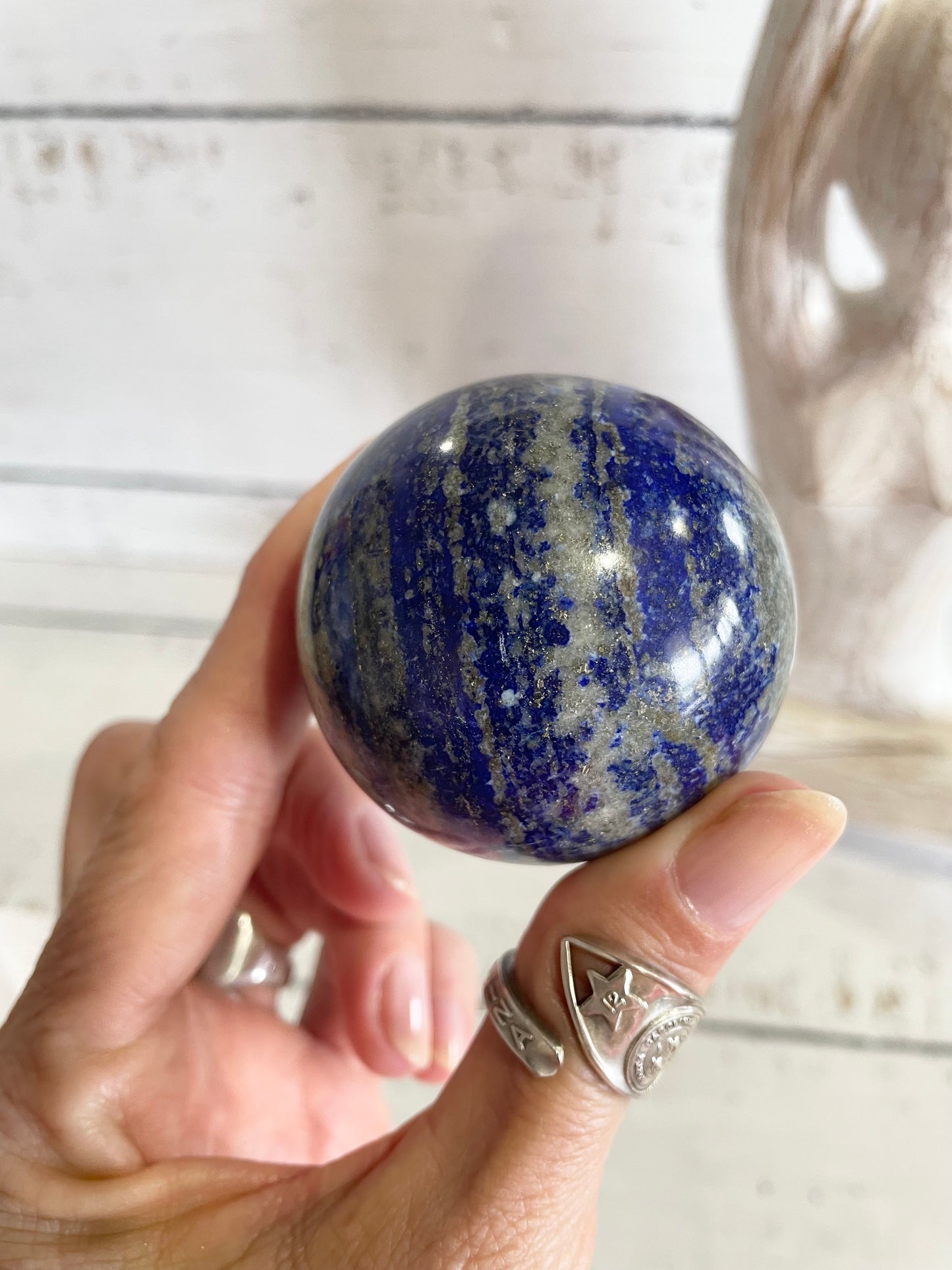 Lapis Lazuli Sphere includes holder
