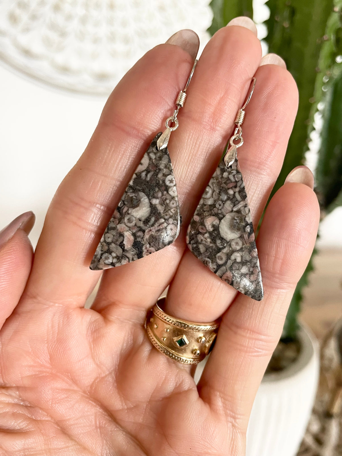 Crinoid Fossil dangles