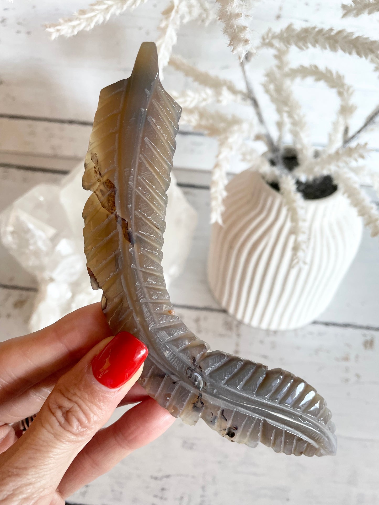 Agate feather