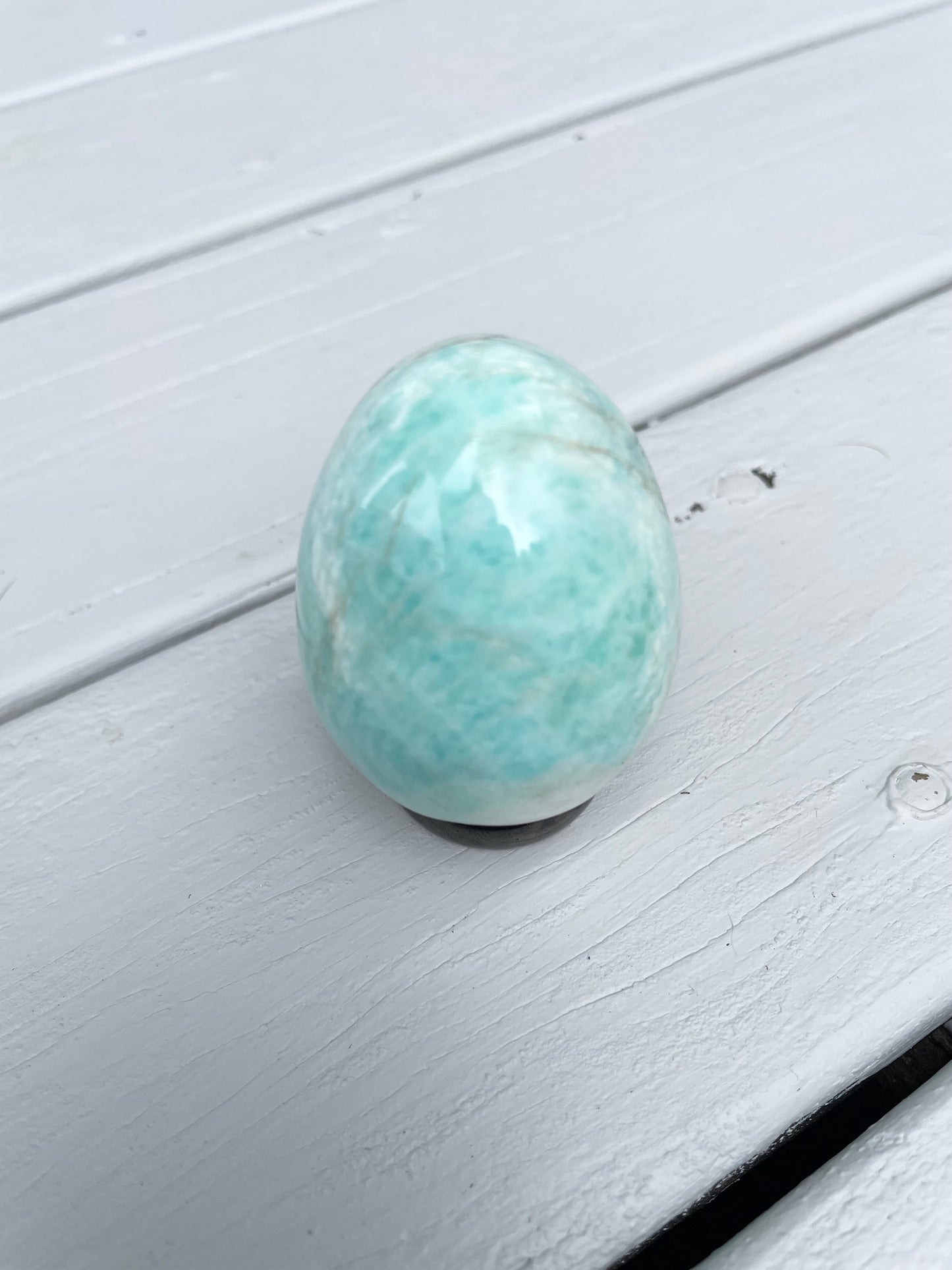 Amazonite Egg with holder