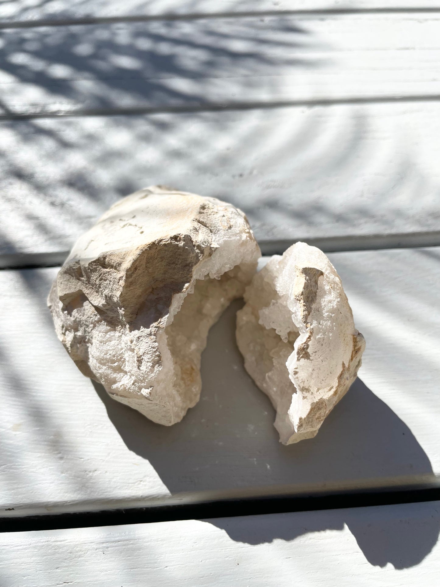 Moroccan Quartz Geode Pair