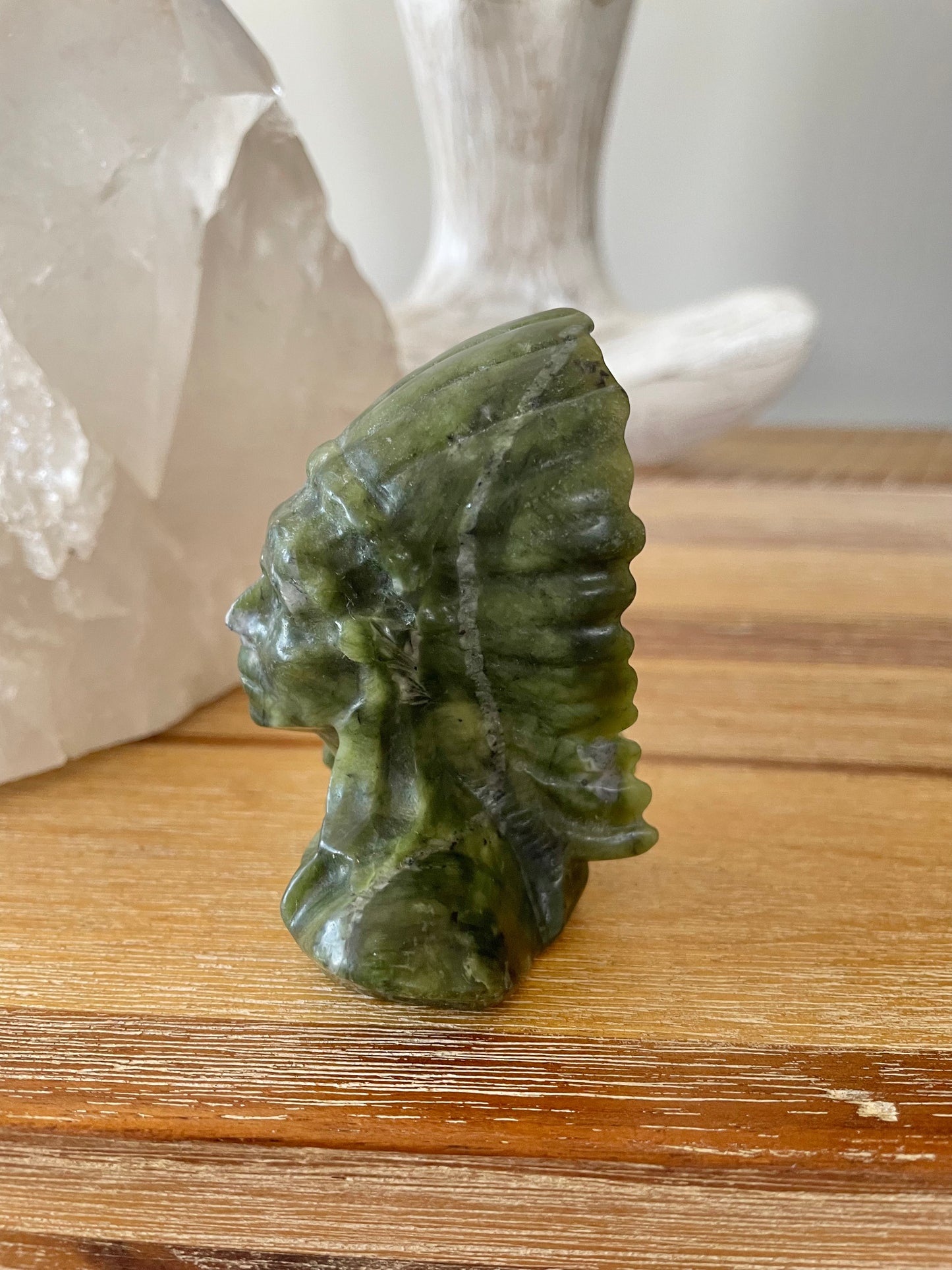 Jade Native American Chief ~ 7
