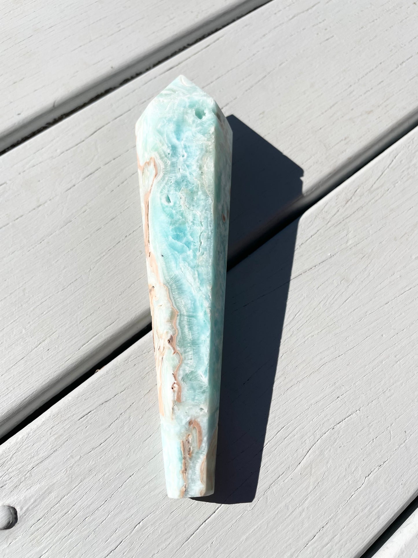 Hemimorphite Torch/Point