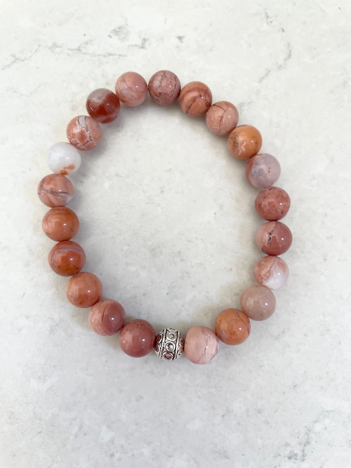 Petal Agate Healing Bracelet