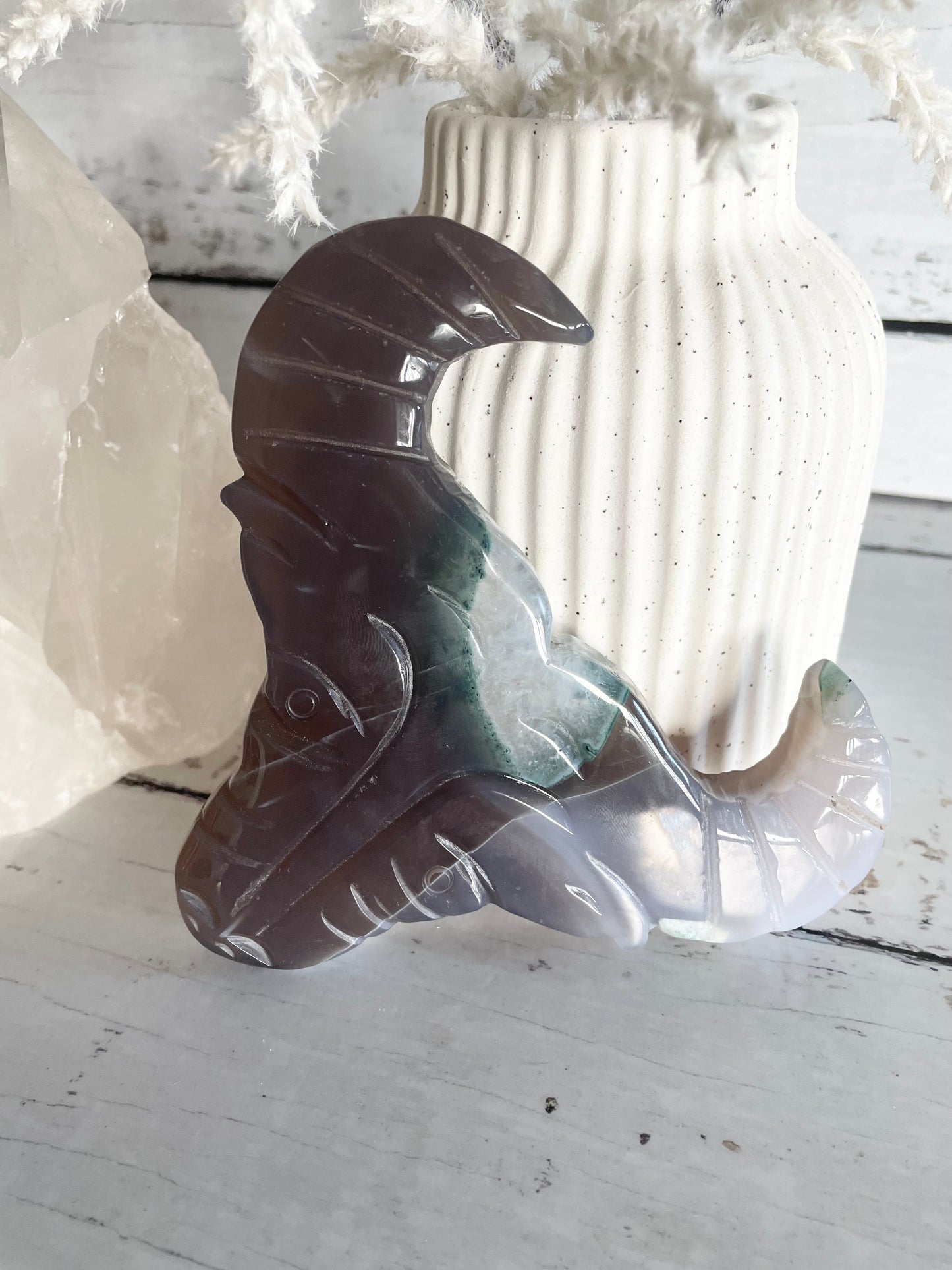 Spirit Water Buffalo ~ Natural Agate