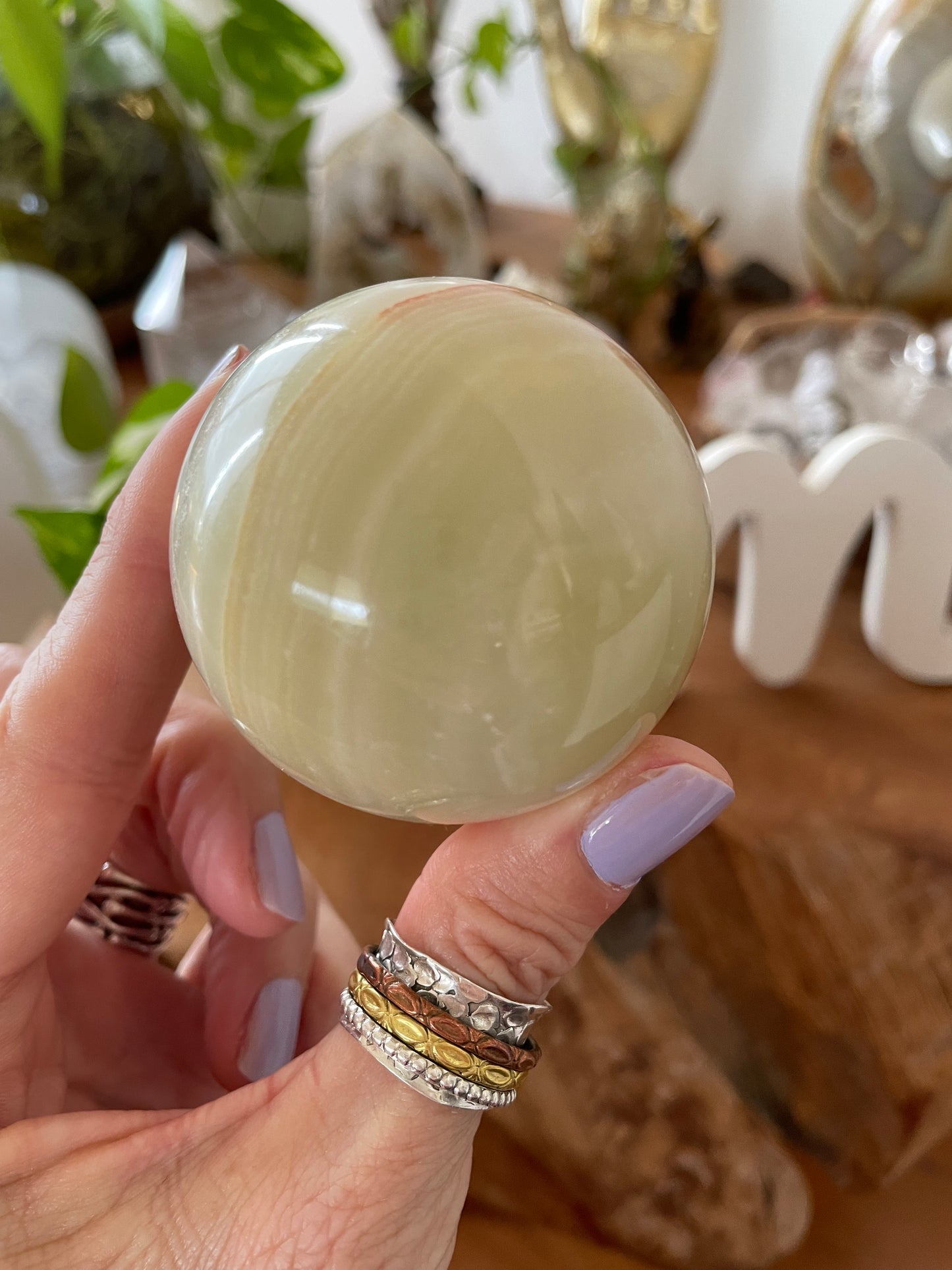 Afghanistan Jade Sphere Includes Holder