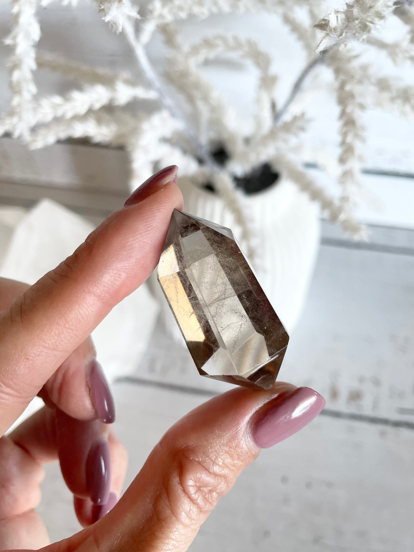 Smoky Quartz Double Termination Point