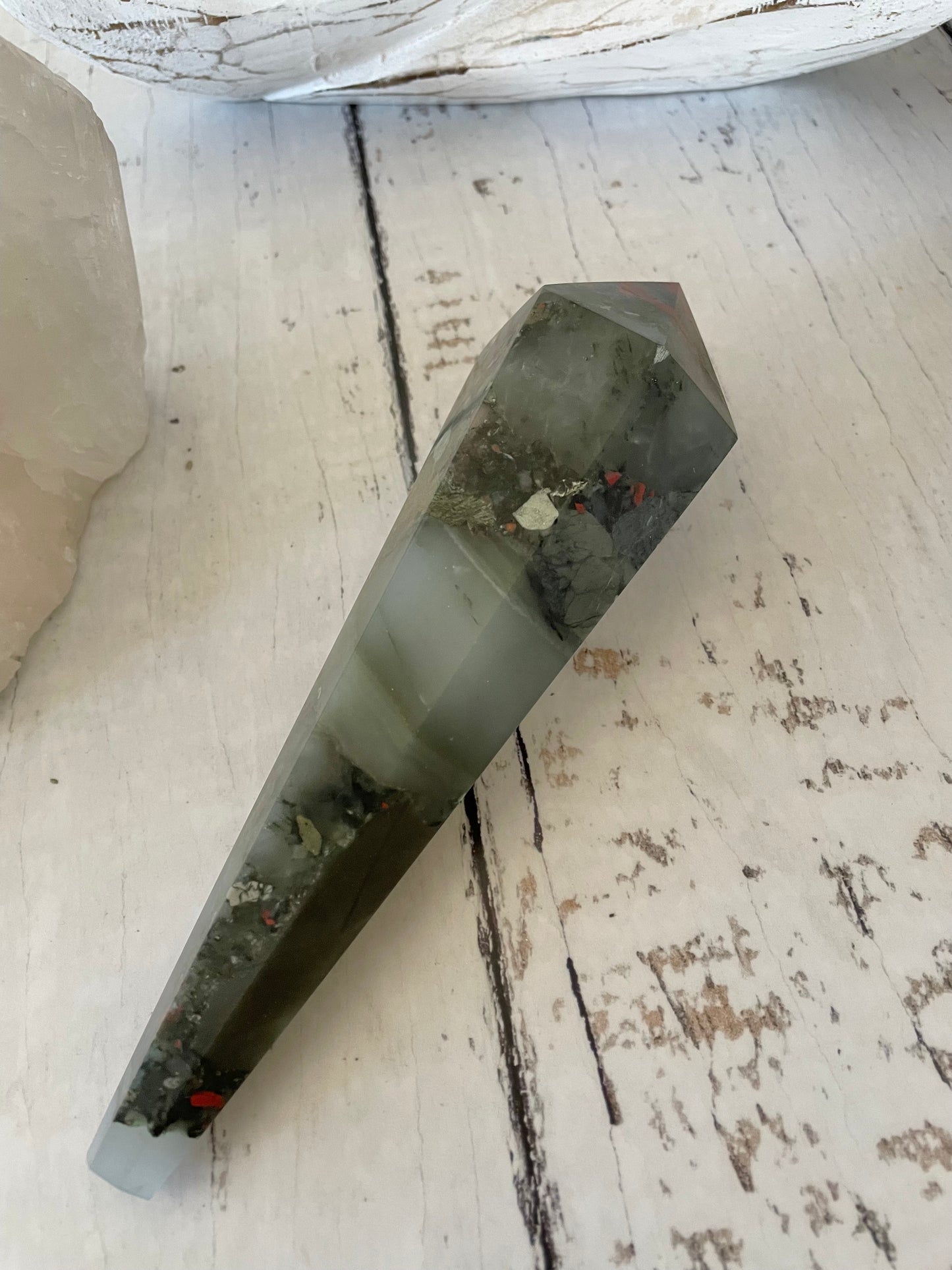 African Bloodstone Torch/Wand