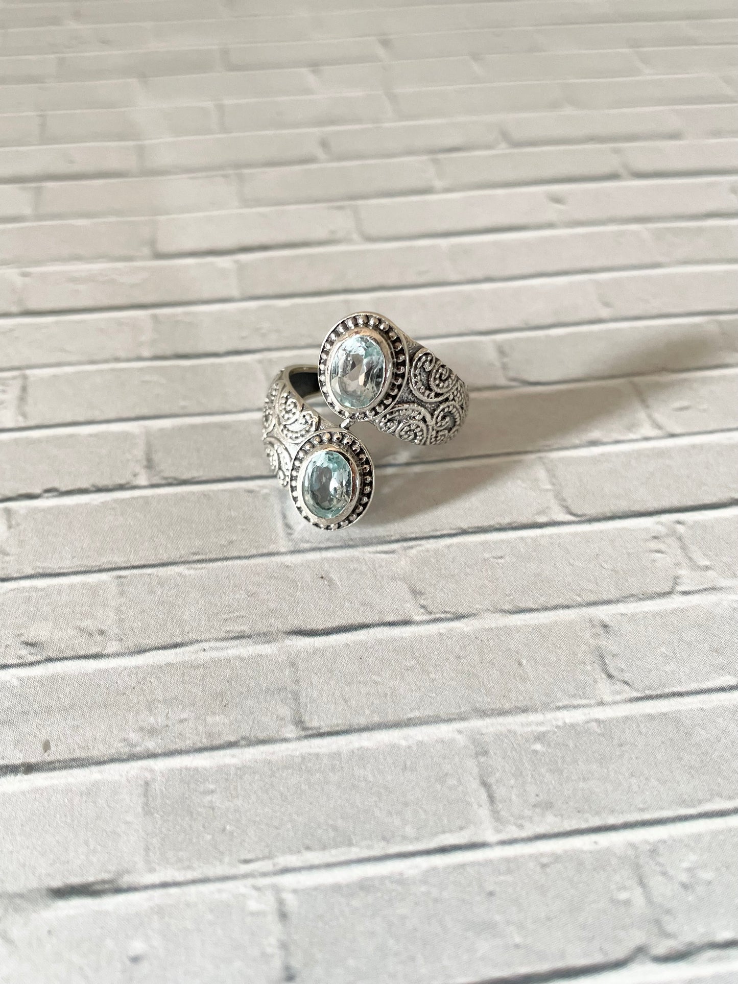 Blue Topaz Ring - Size 7