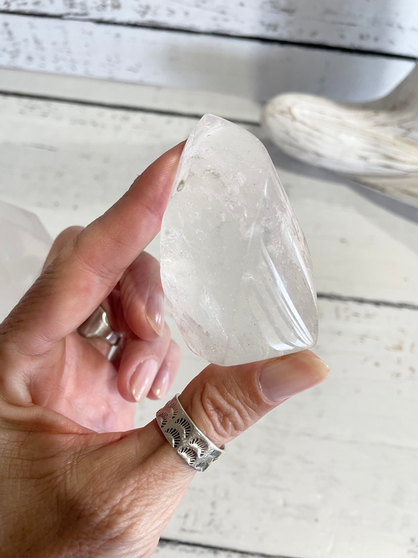 Clear Quartz Flame