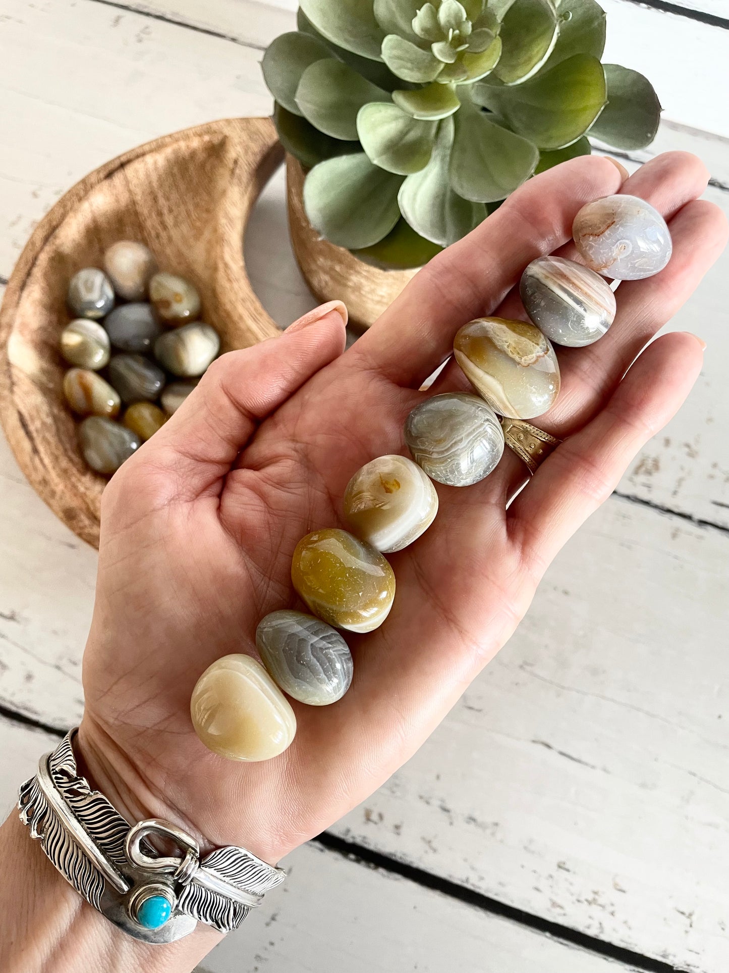 Botswana Agate Tumble Stones